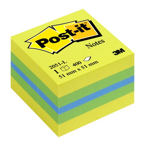 Viestilappukuutio 51x51mm POST IT mini - Viestilappukuutiot - 108912 - 1
