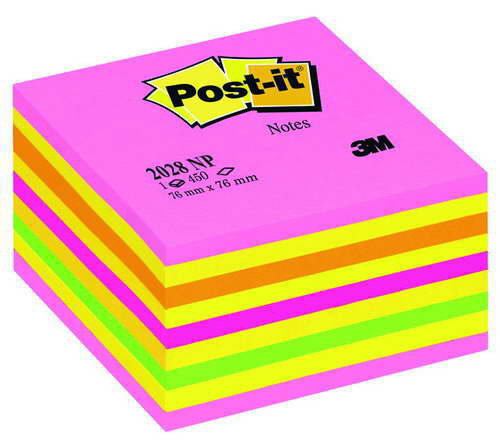 Viestilappukuutio 76x76mm POST IT - Viestilappukuutiot - 110872 - 1