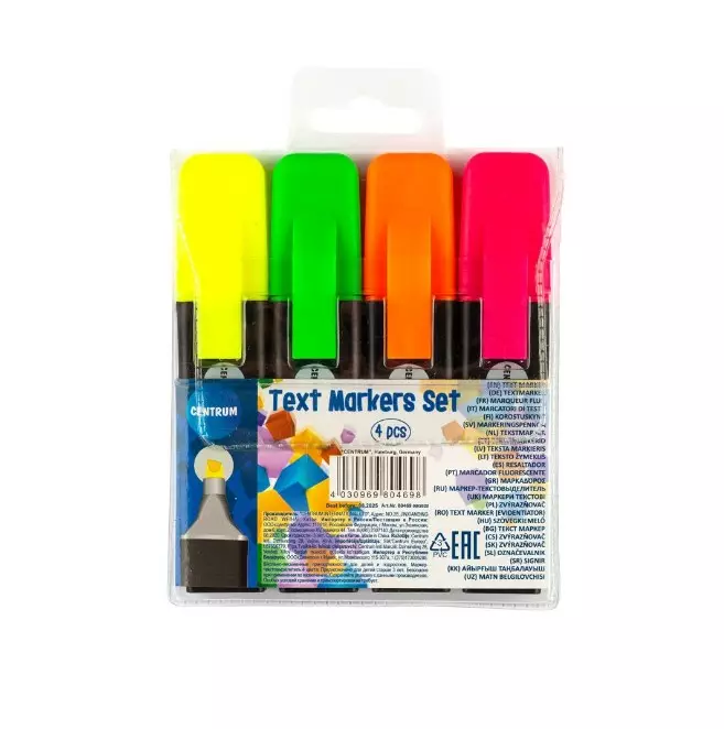 Korostuskynäsarja 1-5mm Centrum - Korostuskynät - 115852 - 1