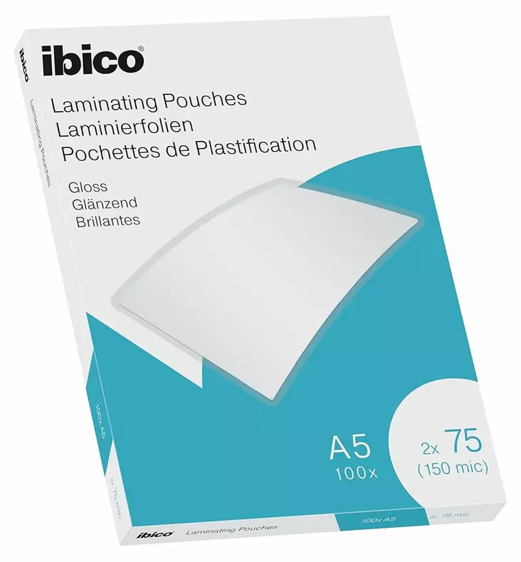 Laminointitasku A5 75mic IBICO - Laminointitaskut muut koot - 183562 - 1