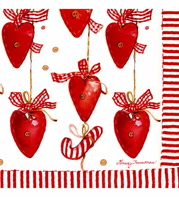 Lautasliina 30x30cm HAVI Joulukaramelli - Servietit ja lautasliinat - 182652 - 1