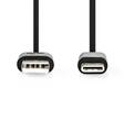 USB 2.0 Kaapeli USB-C Uros - A-Uros 2m - Puhelintarvikkeet - 171413 - 2