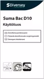 Käyttöliuosetiketti DIVERSEY - Käyttöliouspullot ja -etiketit - 187543 - 1