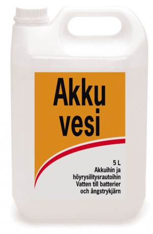 Akkuvesi 5L - Autotarvikkeet - 178103 - 1