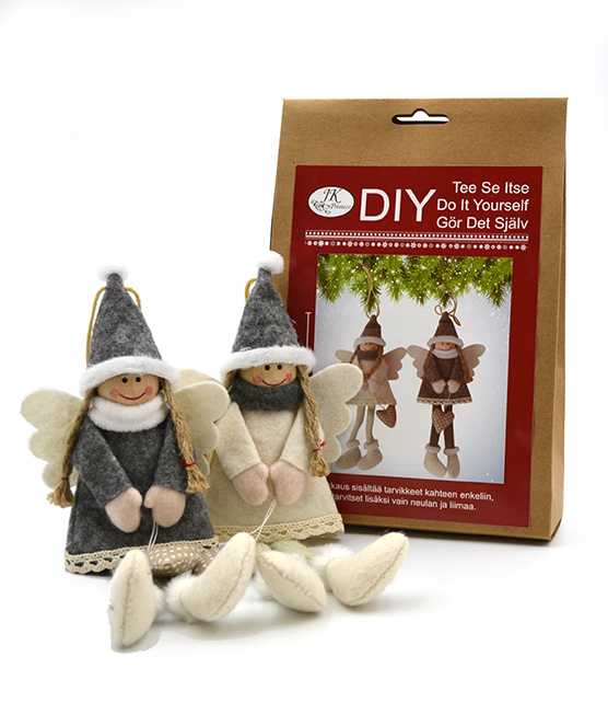 Askartelusetti enkeli 2kpl/pkt - Askartelutarvikkeet - 153363 - 1