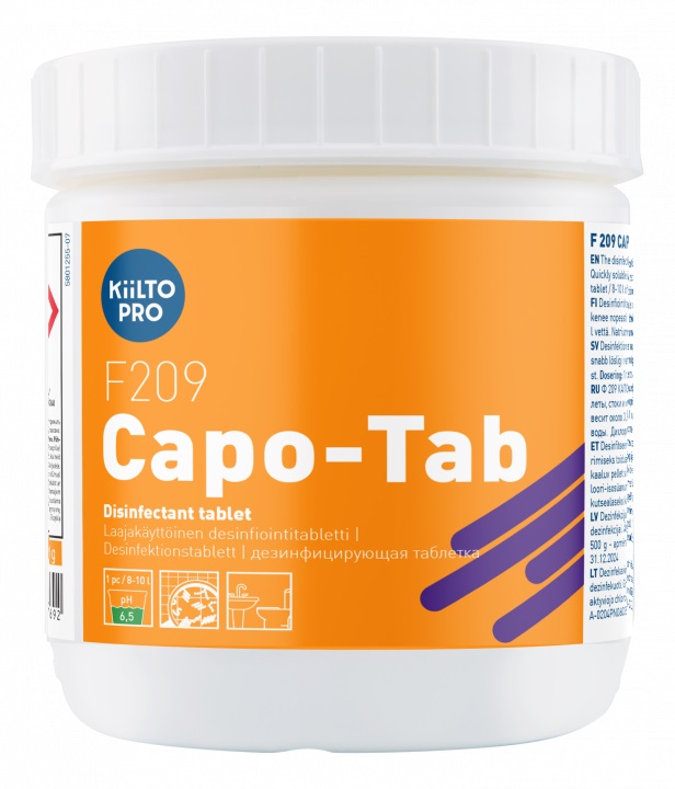 Desinfektioaine KIILTO F 209 Capo-Tab - Desinfioivat aineet - 171323 - 1