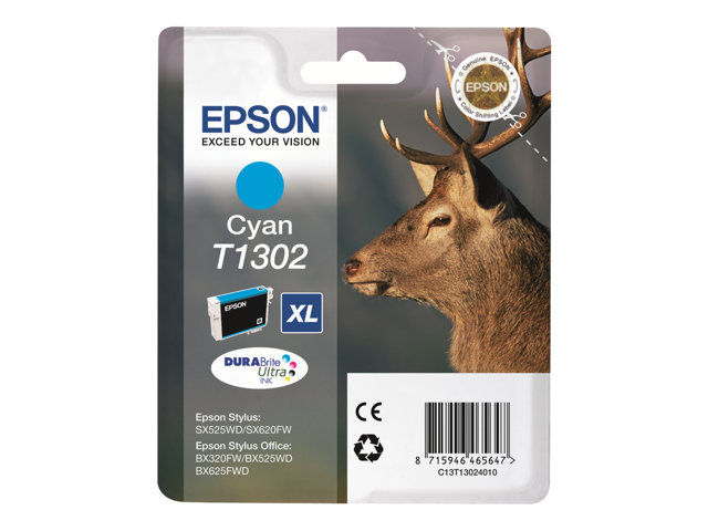 EPSON T1302 XL mustesuihku - Mustesuihkuvärit Epson - 154533 - 1
