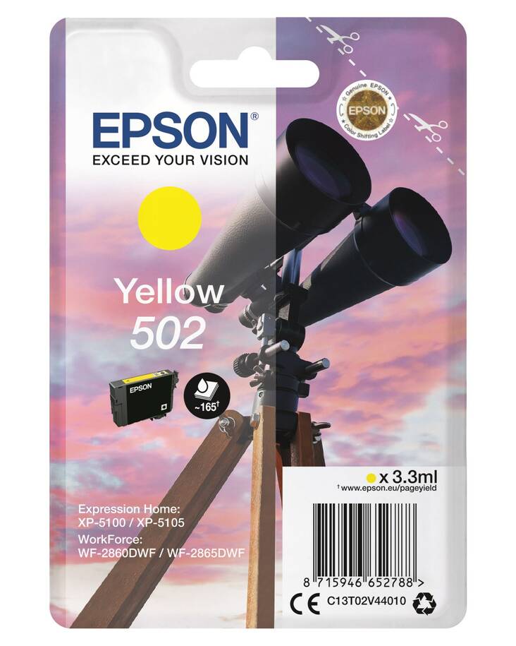 EPSON T502 mustesuihku - Mustesuihkuvärit Epson - 172273 - 1