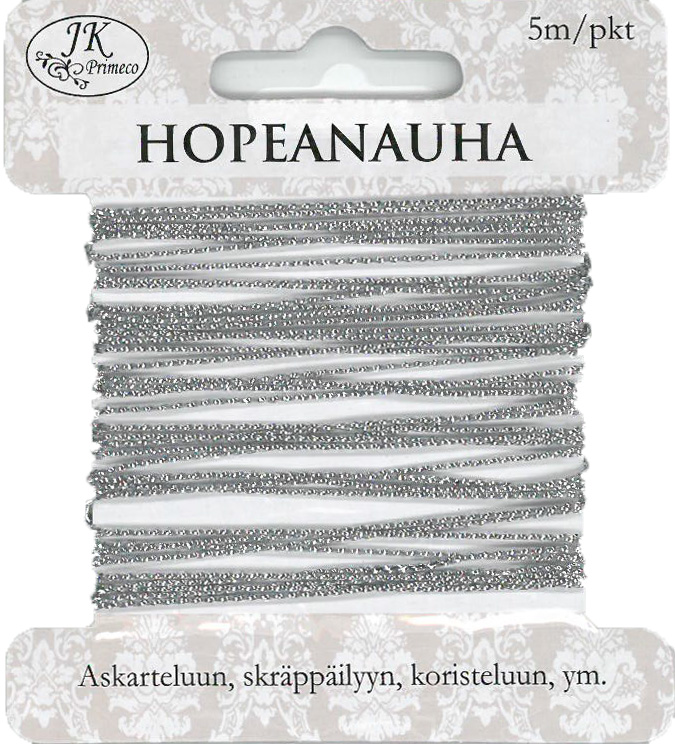 Hopeanauha 5m - Narut ja nauhat - 155363 - 1