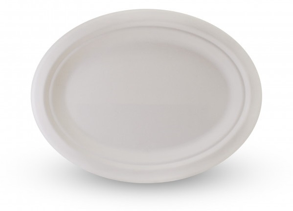 Kuitulautanen ovaali 26x20cm HUHTAMÄKI - Kertakäyttölautaset ja -kulhot - 170133 - 1