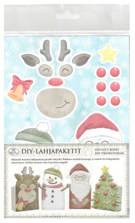 Lahjapaketit mini + nauhat DIY - Askartelutarvikkeet - 168343 - 1