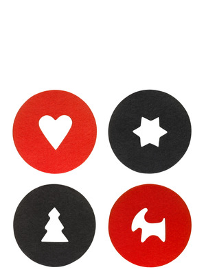 Mukinalunen 4kpl/pkt SAGAFORM - Lahjaideoita - 131573 - 1