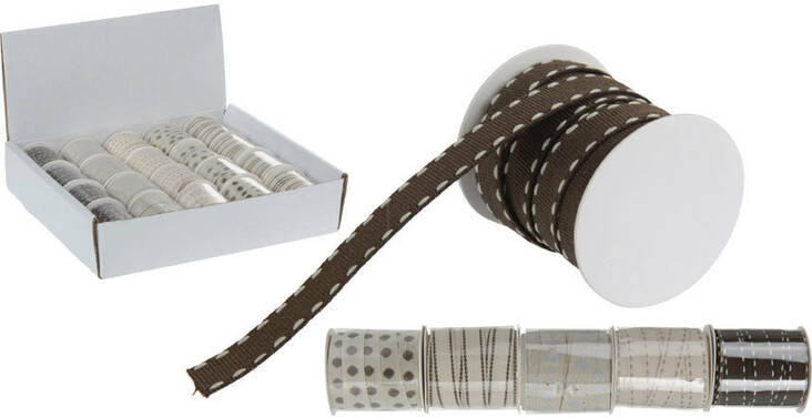 Nauharulla vaalea 1cm x 5m - Narut ja nauhat - 149033 - 1