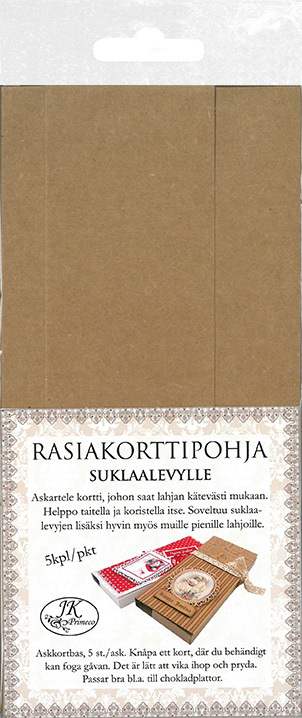 Rasiakorttipohja ISO 5kpl - Askartelutarvikkeet - 153463 - 1