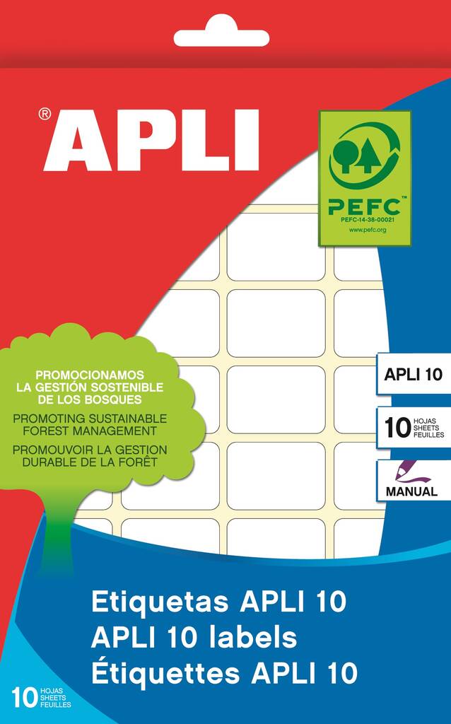 Tarraetiketti 22x32mm APLI - Etiketit-, tulostuskortit ja tarrakalvot - 128983 - 1