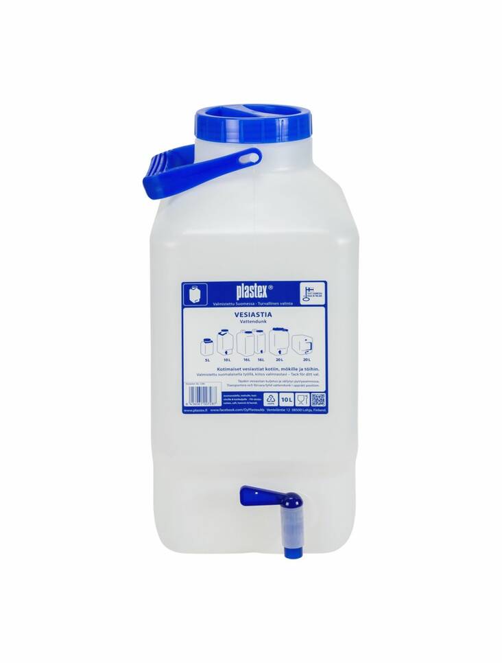 Vesikanisteri 10L PLASTEX - Muut keittiö- ja taloustarvikkeet - 168563 - 1