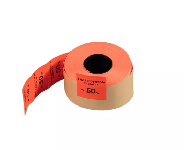 Hinnoittelukoneen etiketti 29x28 - Hinnoittelukoneen nauhat ja väritelat - 182383 - 1