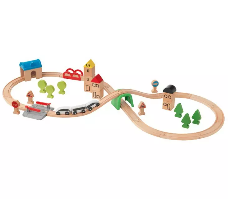 Junaratasetti 45 osaa LILLABO - Lelut - 187343 - 1