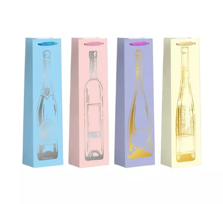 Lahjakassi pullolle 12x35/9cm - Lahjakassit - 183253 - 1