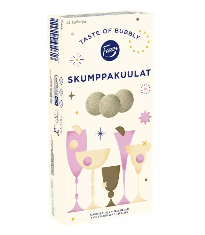 Marmeladi 260g FAZER Skumppakuulat - Makeiset - 189863 - 1