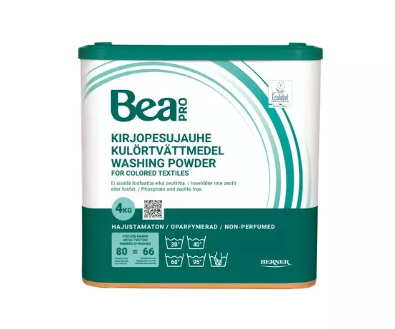 Pyykinpesuaine 4kg BEA Pro - Tekstiilien puhdistus ja huolto - 179853 - 1