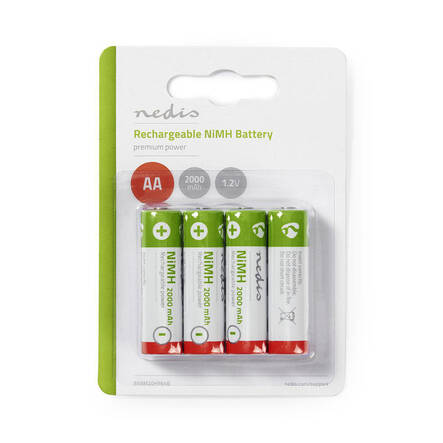 Akkuparisto Nedis HR6 AA 2000mAh - Paristot - 150704 - 1