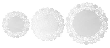 Kakkupaperi 3 kokoa 15kpl SAANA - Muut kattaustarvikkeet - 105084 - 1