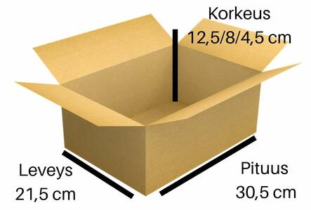 Pahvilaatikko A4/3A - Pahvilaatikot - 126704 - 1
