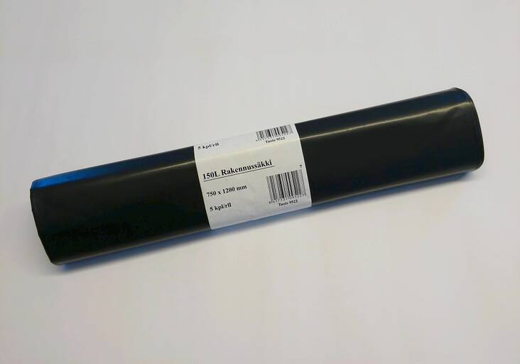 Jätesäkki 150L LD-PE remonttisäkki - Jätesäkit - 157334 - 1