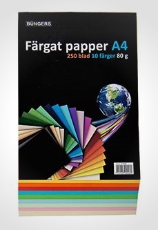 Kopiopaperi A4/80g Bungers - Värilliset kopiopaperit - 122634 - 1