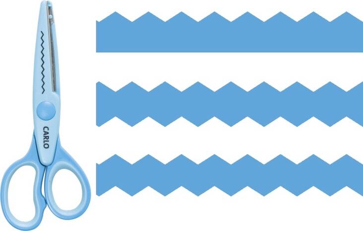 Kuviosakset 16cm Carlo - Askartelutarvikkeet - 137624 - 1