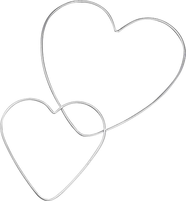 Metallilankasydän 20cm - Askartelutarvikkeet/kartongit - 145374 - 1