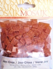 Mosaiikki lasinen Terracotta 200g - Mosaiikkipalat - 147124 - 1