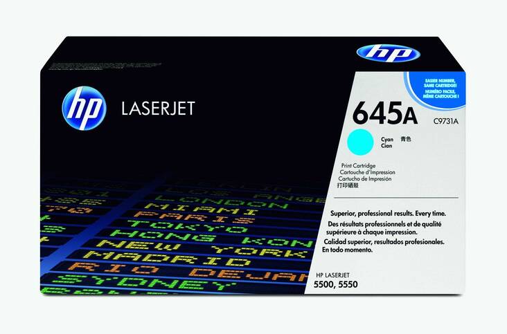 Värikasetti HP 645A C9731A laser - HP laservärikasetit ja rummut - 111304 - 1