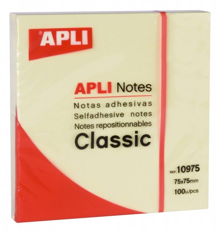 Viestilappu 75x75mm APLI - Viestilaput ja telineet - 102064 - 1