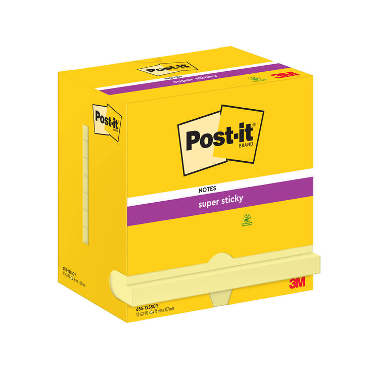 Viestilappu 76x127mm POST IT Super Stick - Viestilaput ja telineet - 107724 - 1