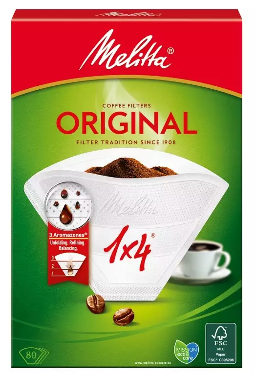 Suodatinpussi 1x4 MELITTA Original - Elintarvikepaperit ja -pussit - 159444 - 1