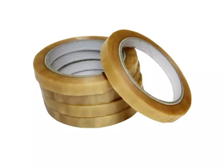 Teippi 12mm/66m PVC myymäläteippi - Yleisteipit - 104534 - 1