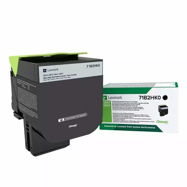Värikasetti LEXMARK 71B2HK0 laser - Lexmark laservärikasetit ja rummut - 158624 - 1