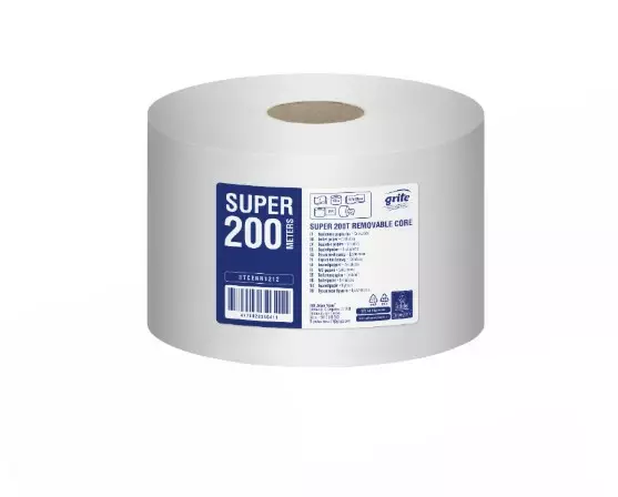 WC-paperi GRITE Super 200T Pikku Jumbo - Minijumborullat ja annostelijat - 185334 - 1