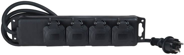 Kumijatkojohto 4 osaa 2m AIRAM - Kaapelit ja kaapelikourut, jatkojohdot - 134615 - 1