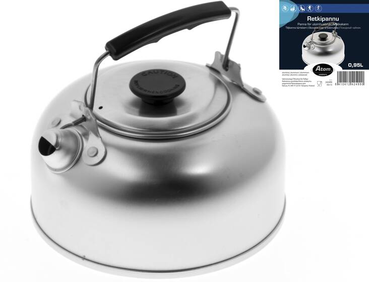 Atom retkipannu alumiini 0.95 l - Retkeily-ja harrastustarvikkeet - 141665 - 1