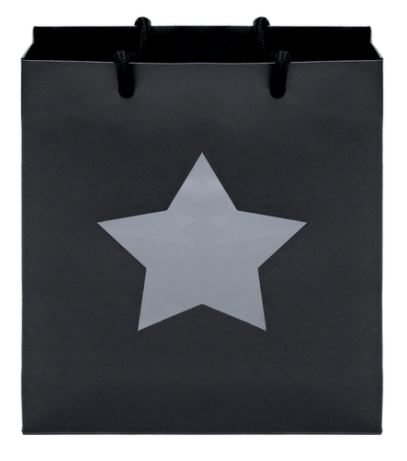 Lahjakassi M 26x22x8cm tähti-ikkunalla - Lahjakassit - 169135 - 1