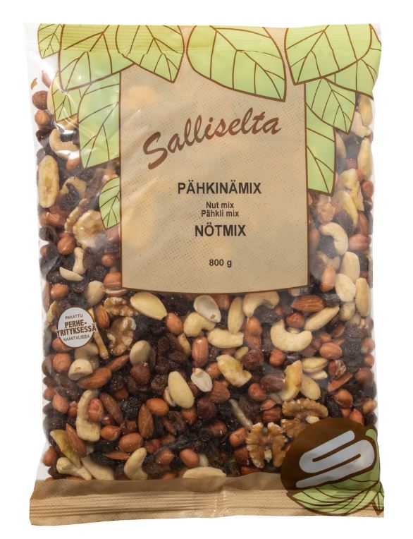 Pähkinämix 800g Salliselta - Kuivakaappi ja leivonta - 173915 - 1