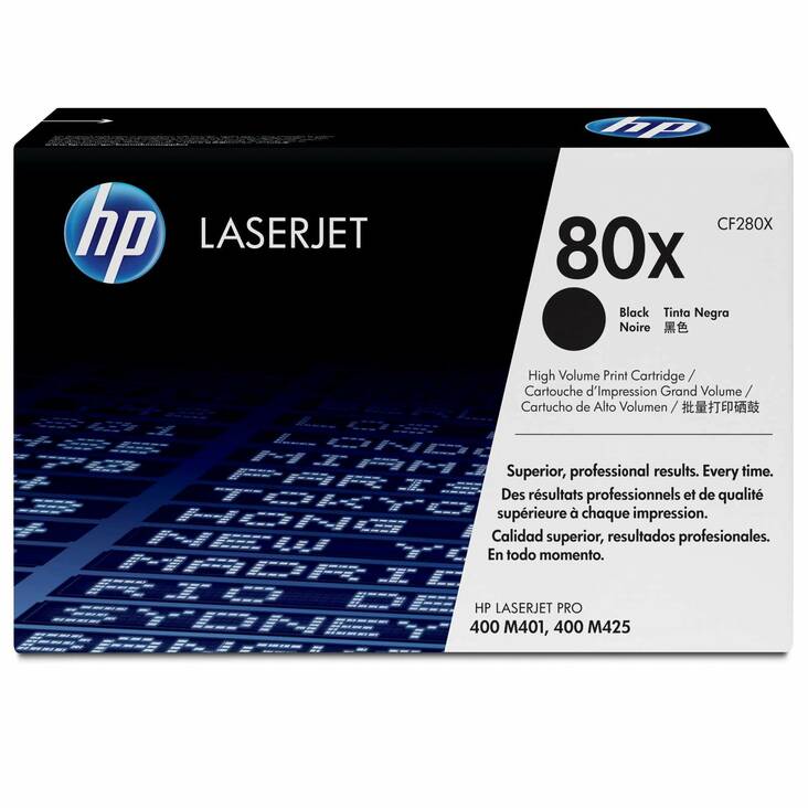 Värikasetti HP 80X CF280X laser - HP laservärikasetit ja rummut - 128455 - 1