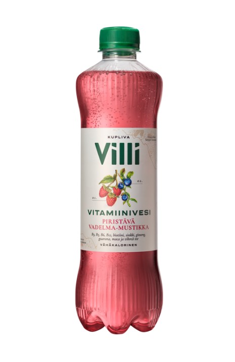 Vitamiinivesi 0,5L VILLI Kupliva - Mehut ja virvoitusjuomat - 174495 - 1