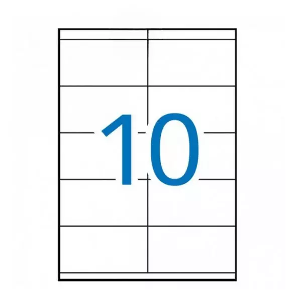 Tulostustarra 105x57 MULTI3 10-jak - Tulostus- ja kopiotarrat - 150735 - 1