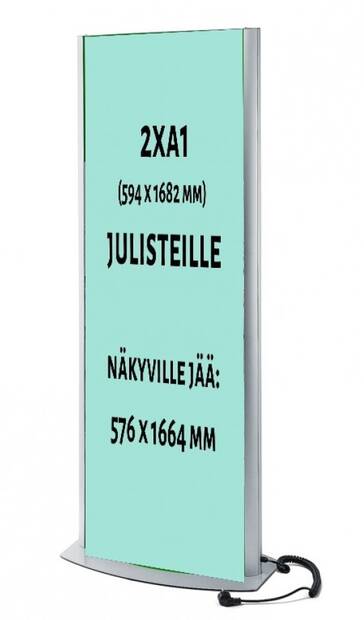 Valomainosteline 2xa1 Led - Ulkomainostelineet ja muovit - 130566 - 1