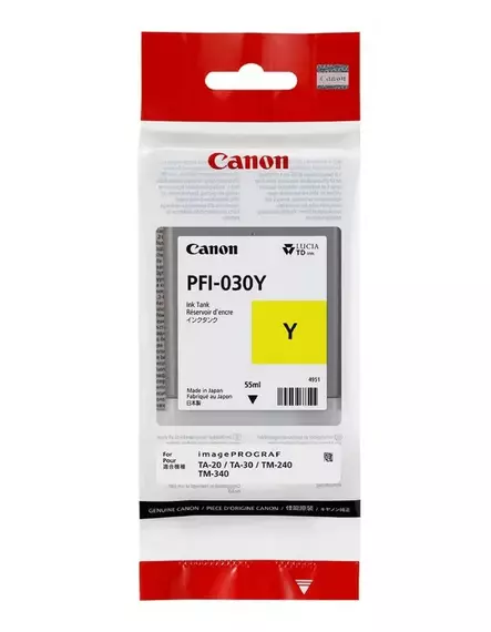 CANON PFI-030 Y mustesuihku - Mustesuihkuvärit Canon - 181356 - 1