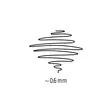 Merkkauskynä F/0,6mm STAEDTLER - Piirtoheitinkynät spriiliukoiset - 101616 - 3